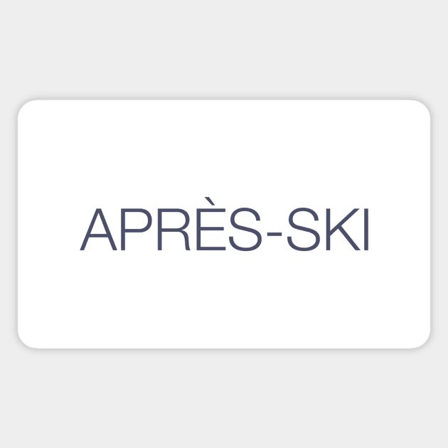 après-ski Sticker by TeeTime